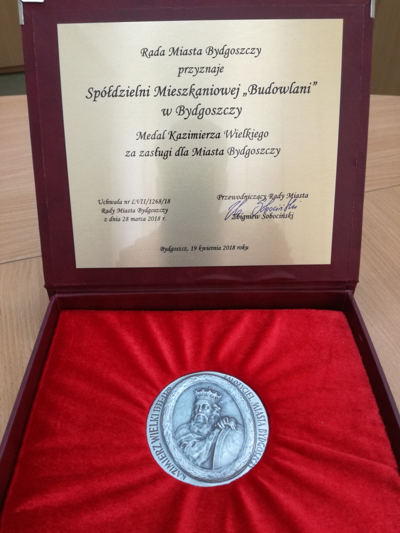 Medal Kazimierza Wielkiego za zasługi dla Miasta Bydgoszczy